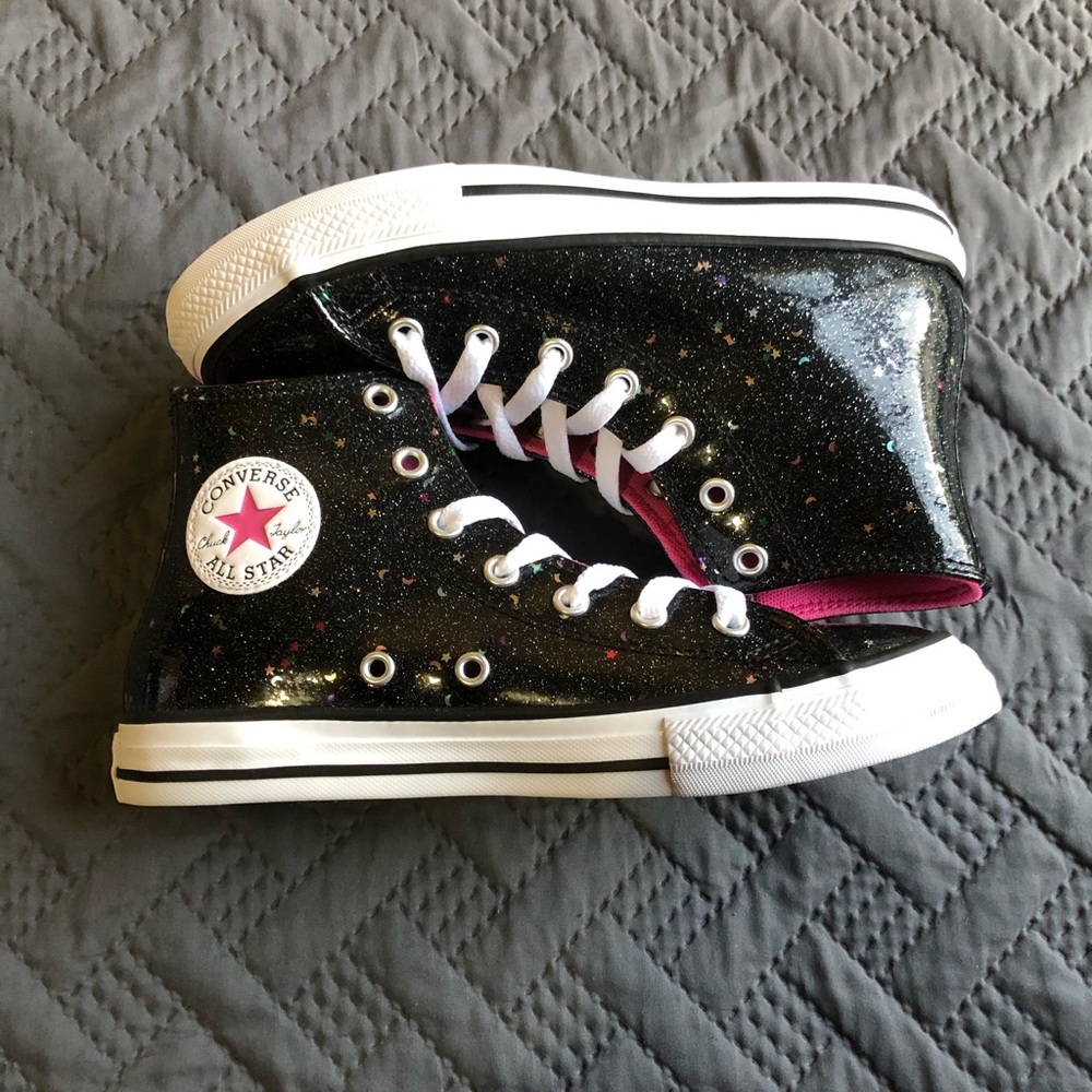 Converse Chucks Galaxy Glimmer Little Girls Size 3